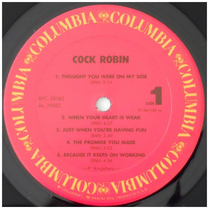 COCK ROBIN - COCK ROBIN | 7" SINGLE USADO