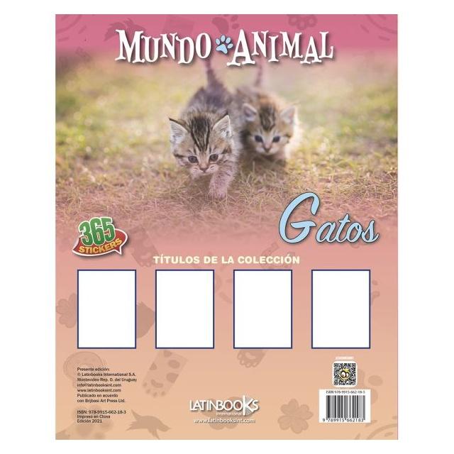 365 STICKERS - MUNDO ANIMAL - G (TAPA BLANDA) - EQUIPO EDITORIAL LATINBOOKS | LIBRO