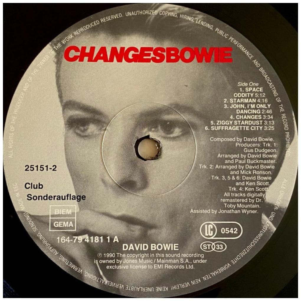 DAVID BOWIE - CHANGESBOWIE (2LP) | VINILO USADO