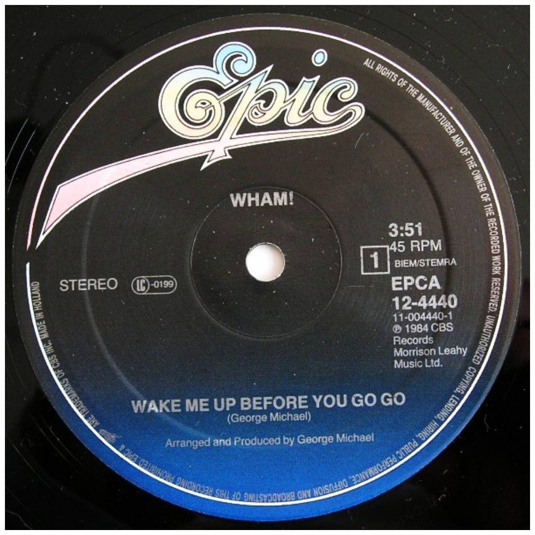 WHAM - WAKE ME UP BEFORE YOU GO-GO | 12" MAXI SINGLE USADO