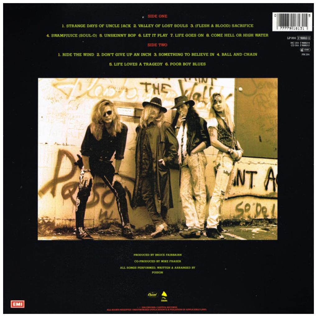 POISON - FLESH & BLOOD | VINILO USADO