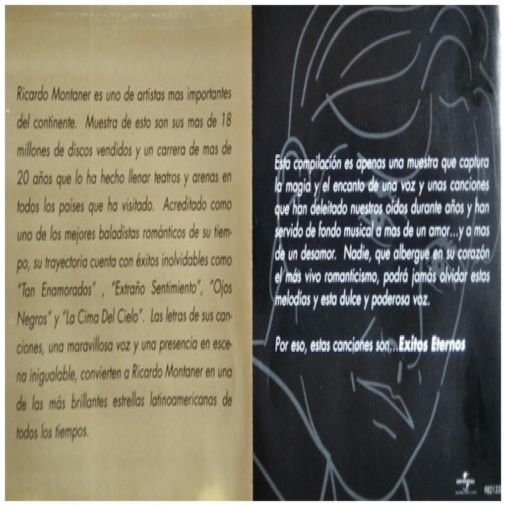 RICARDO MONTANER - EXITOS ETERNOS | CD