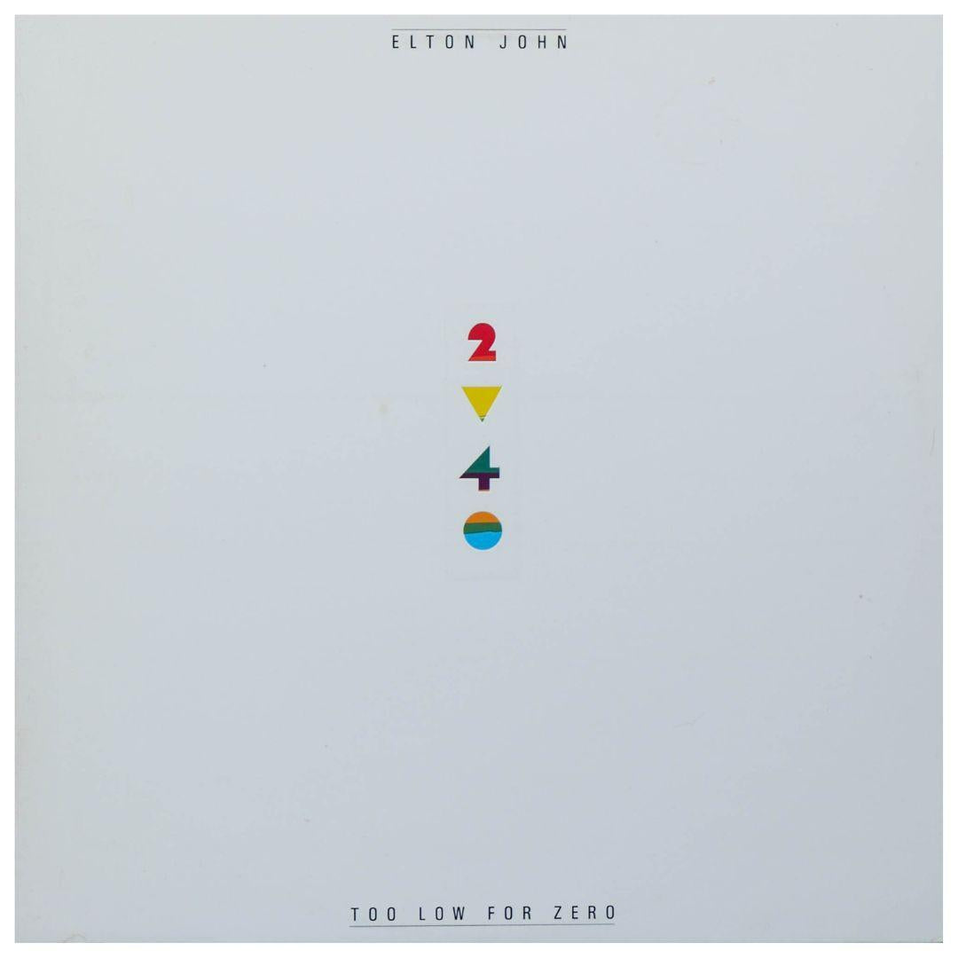 ELTON JOHN  - TOO LOW FOR ZERO | VINILO USADO