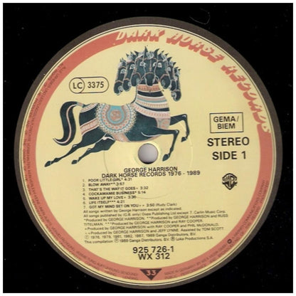 GEORGE HARRISON - BEST OF DARL HORSE 1976-1989 | VINILO USADO