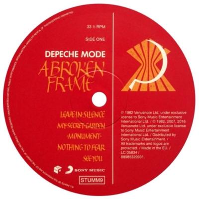 DEPECHE MODE - A BROKEN FRAME | VINILO