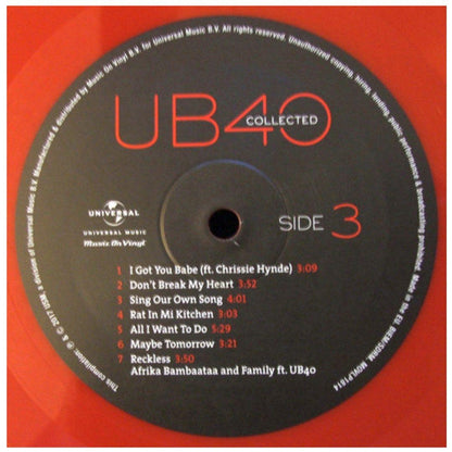 UB40 - COLLECTED (2LP) | VINILO