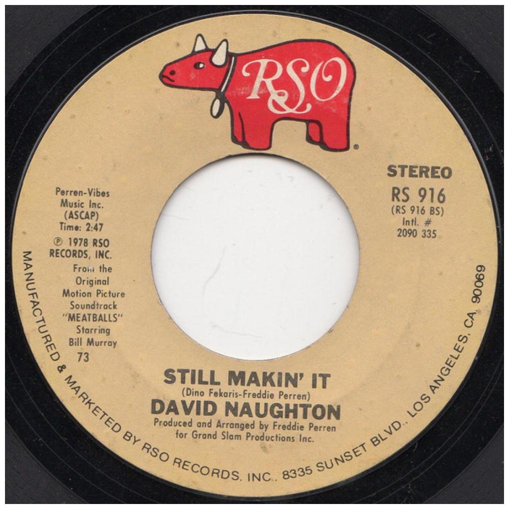 DAVID NAUGHTON - MAKIN' IT | 7" SINGLE USADO