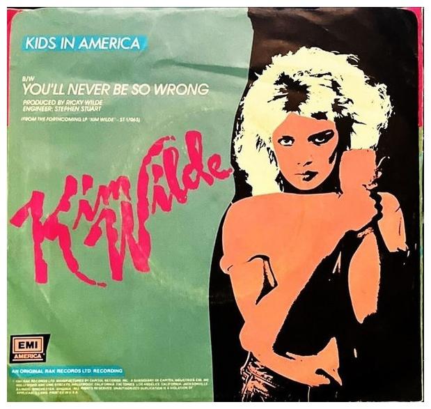 KIM WILDE - KIDS IN AMERICA | 7" SINGLE VINILO USADO
