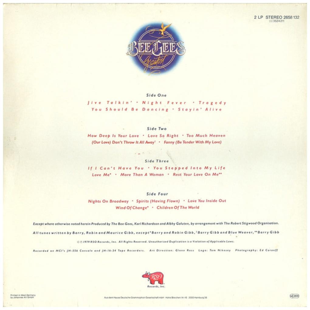 BEE GEES - GREATEST (2LP) | VINILO USADO