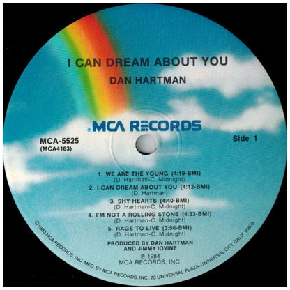 DAN HARTMAN - I CAN DREAM ABOUT YOU (VDE NUEVO/SELLADO) | VINILO USADO