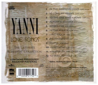YANNI - LOVE SONGS: ULTIMATE ROMANTIC COLLECTION | CD