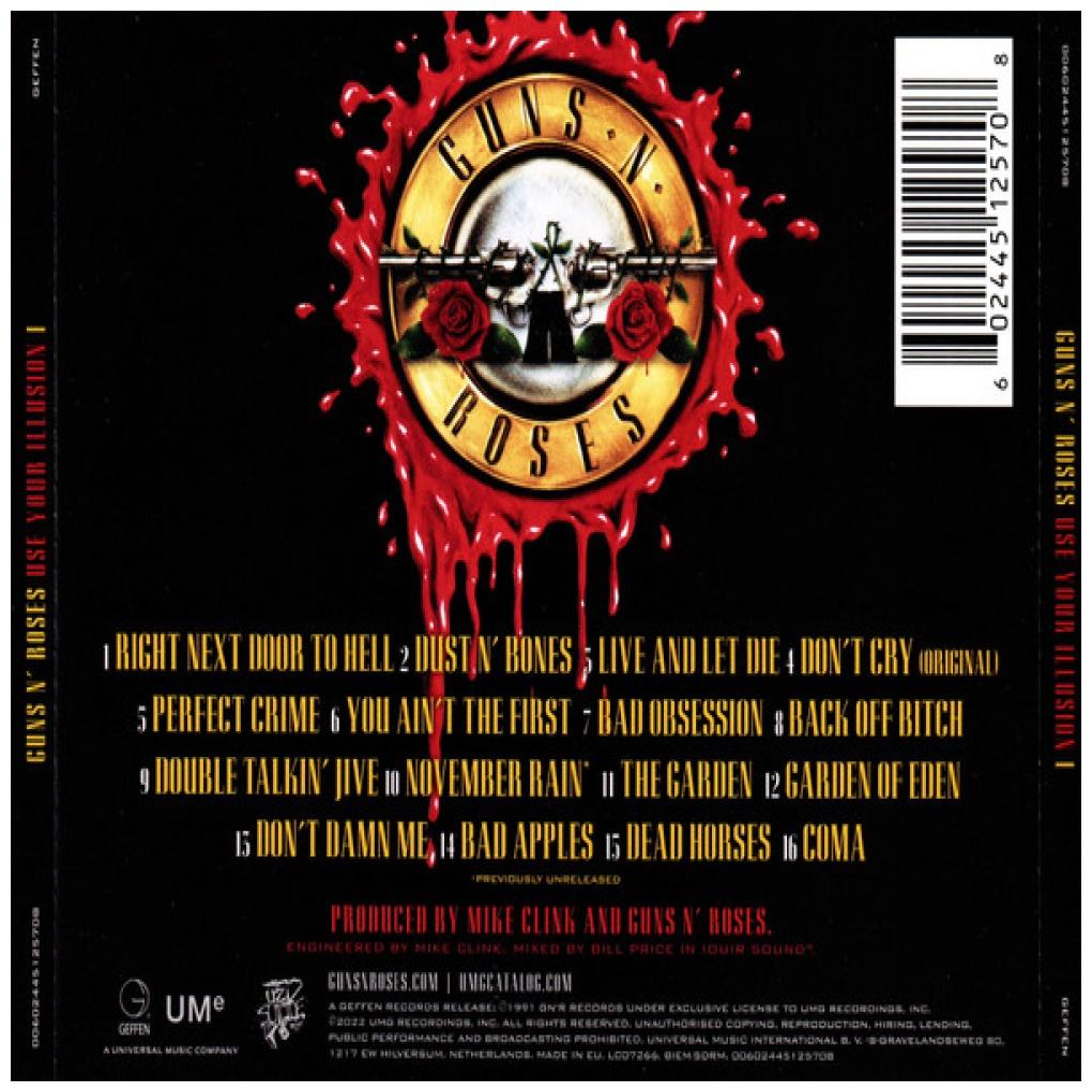 GUNS 'N ROSES - USE YOUR ILLUSION I | CD