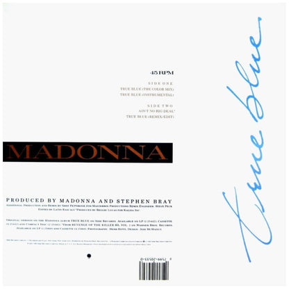 MADONNA - TRUE BLUE | 12'' MAXI SINGLE USADO