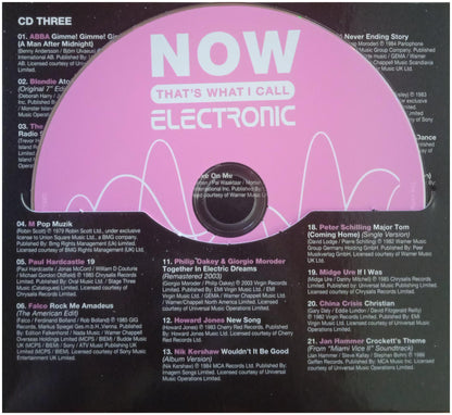 NOW ELECTRONIC -  VARIOUS ARTIST (4CD) | CD