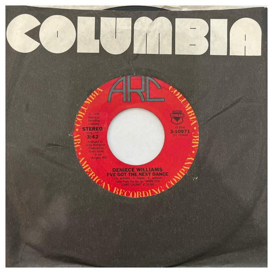DENIECE WILLIAMS - I VE GOT THE NEXT DANCE | 7" SINGLE VINILO USADO