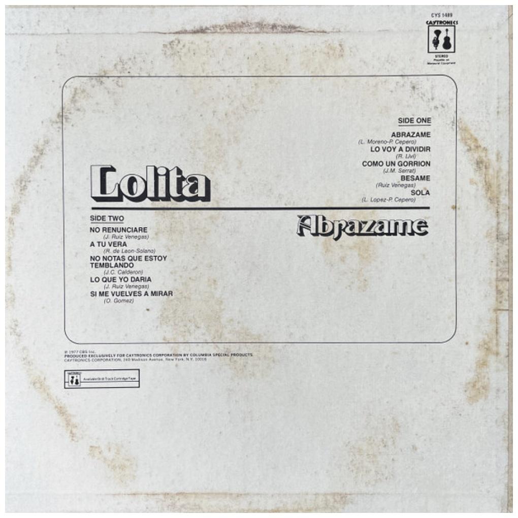 LOLITA - ABRAZAME | VINILO USADO