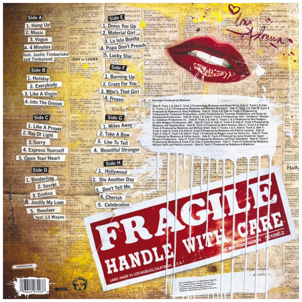 MADONNA  - CELEBRATION: THE ULTIMATE HITS COLLECTION (4LP) | VINILO