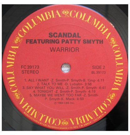 SCANDAL  - THE WARRIOR | VINILO USADO