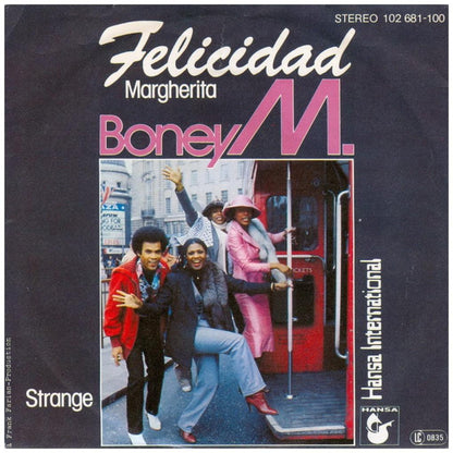 BONEY M. - FELICIDAD (MARGHERITA) | 7" SINGLE USADO