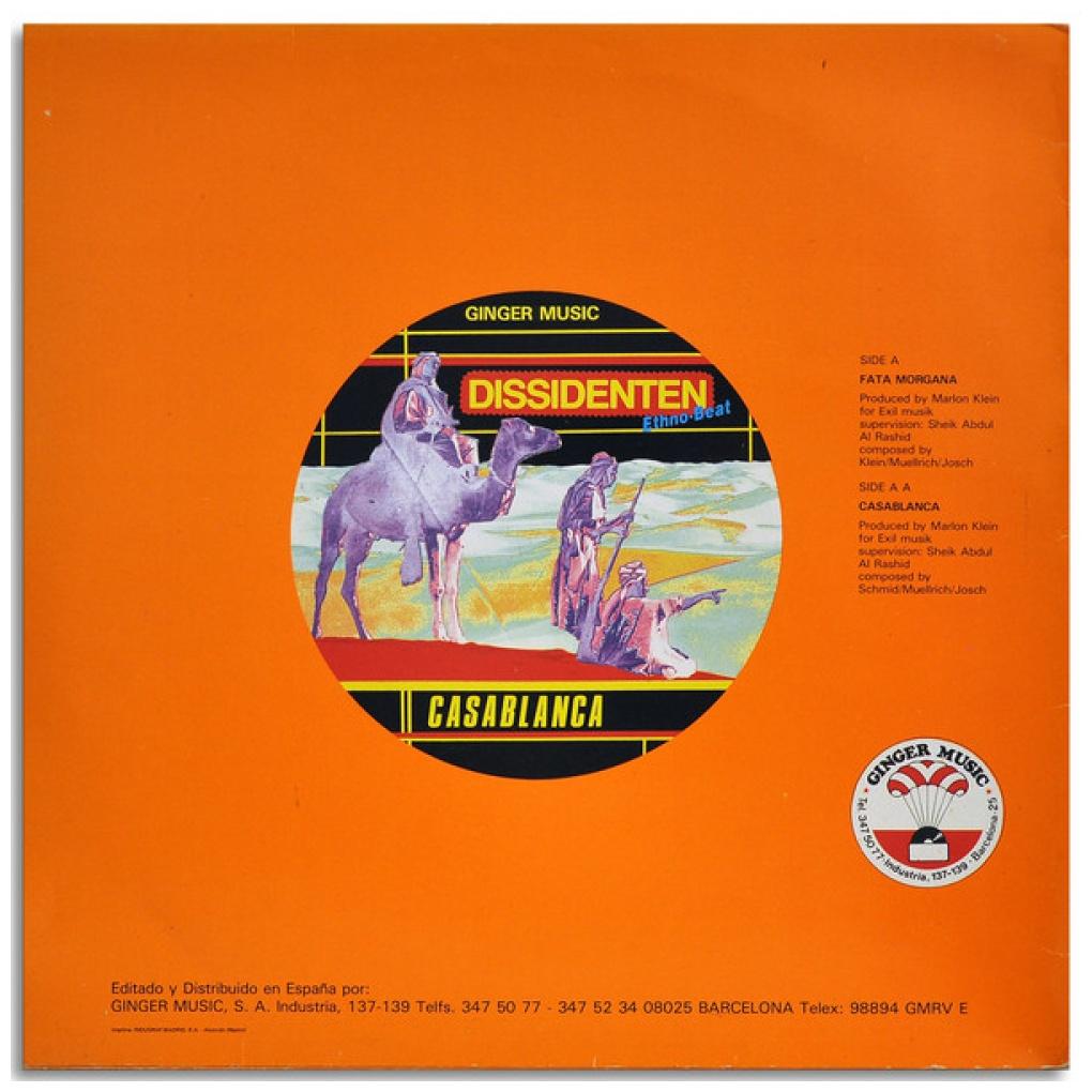 DISSIDENTEN - FATA MORGANA | 12'' MAXI SINGLE USADO