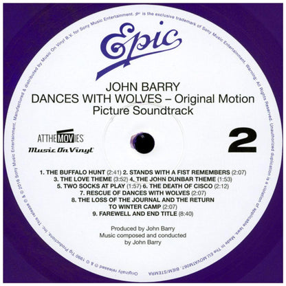 DANCE WITH THE WOLVES - SOUNDTRACK | VINILO