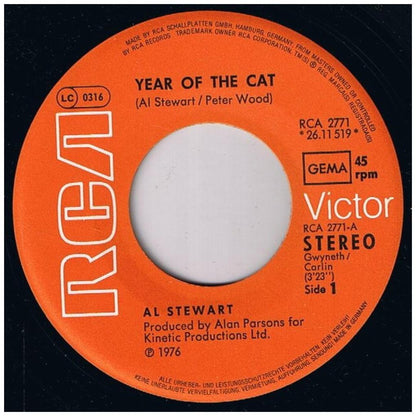 AL STEWARD - YEAR OF THE CAT | 7" SINGLE USADO