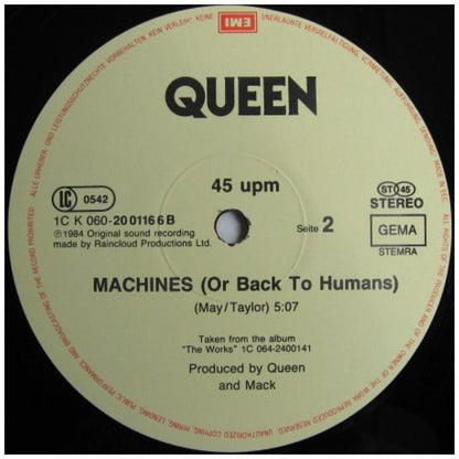 QUEEN - I WANT TO BREAK FREE (EXTENDED MIX) | 12" MAXI SINGLE VINILO USADO