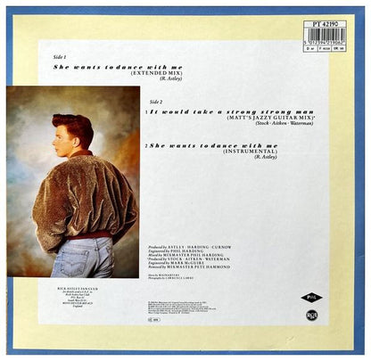 RICK ASTLEY  - SHE WANTS TO DANCE WITH ME | 12" MAXI SINGLE USADO