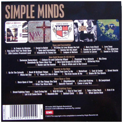 SIMPLE MINDS - 5 ALBUM SET (5CD) | CD