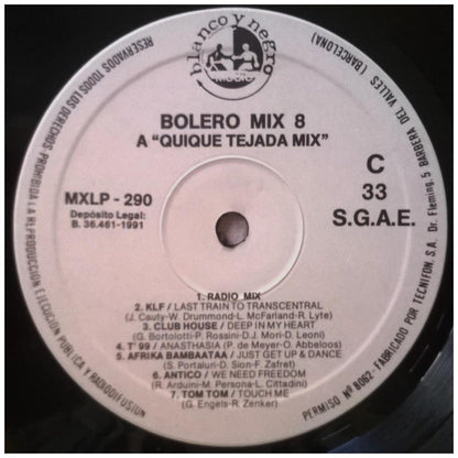 BOLERO MIX - BOLERO MIX 8 (2LP) | VINILO USADO