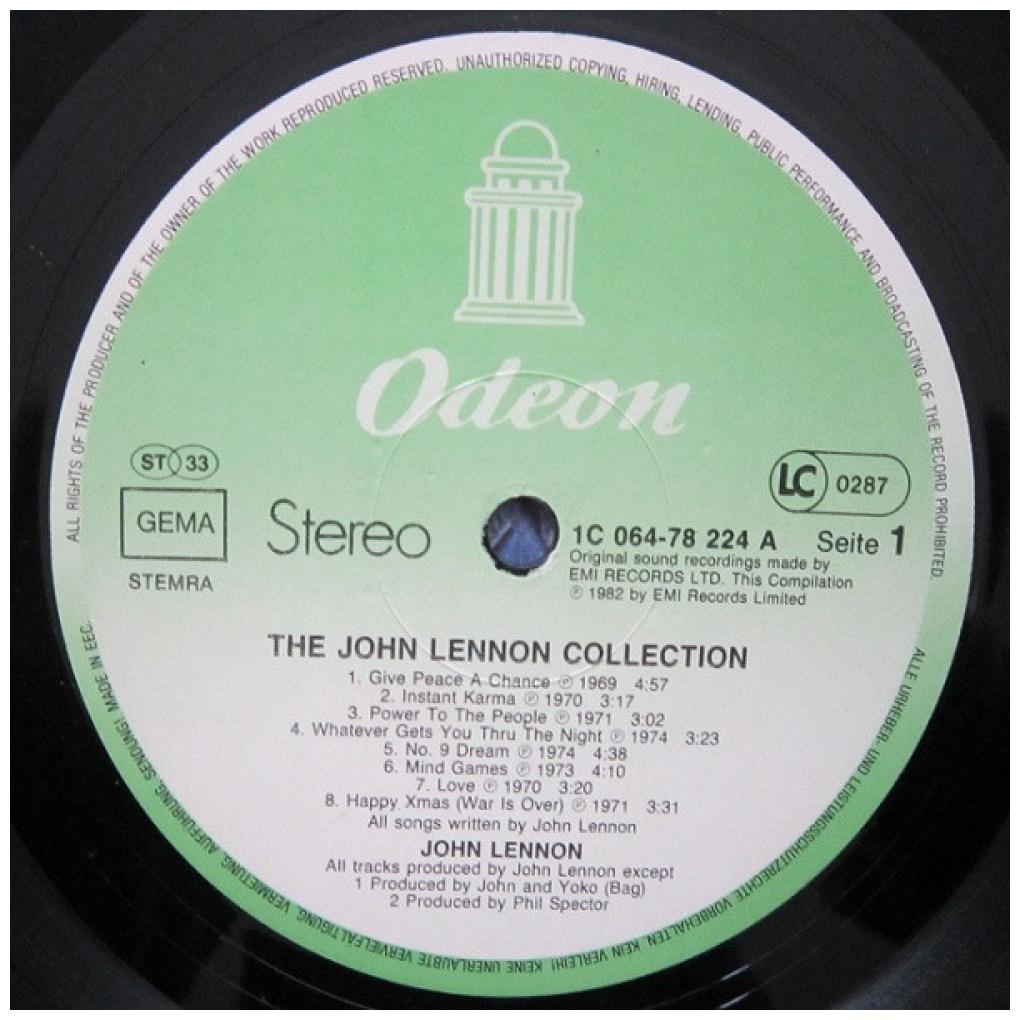JOHN LENNON - THE COLLECTION | VINILO USADO