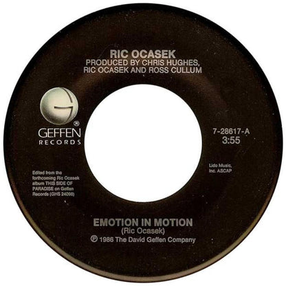 RICK OCASEK - EMOTION IN MOTION | 7" SINGLE USADO