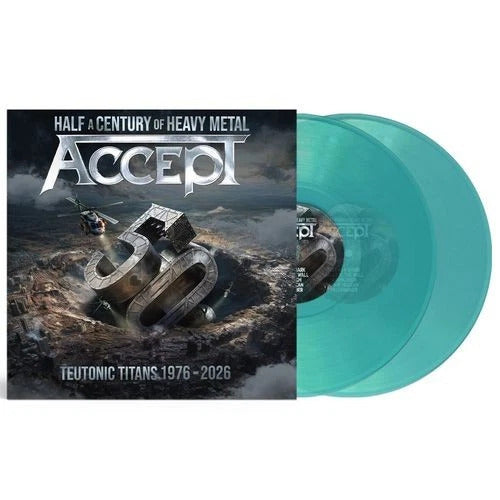 (PREVENTA) ACCEPT- TEUTONIC TITANS 1976-2026 (2LP) (LIMITED EDITION) (TURQUOISE VINYL) | VINILO