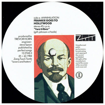 FRANKIE GOES HOLLYWOOD - TWO TRIBES | 12" MAXI SINGLE VINILO USADO