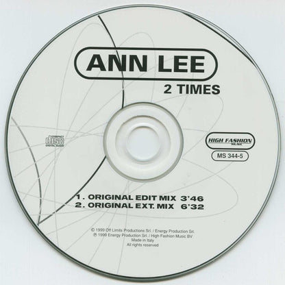 ANN LEE - 2 TIME | CD SINGLE USADO