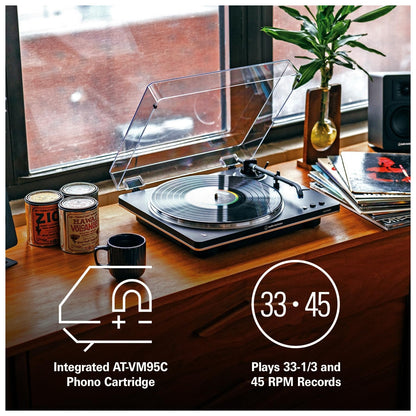 Audio-Technica Tornamesa AT-LP70XBT-BZ-C | AUDIO PRO