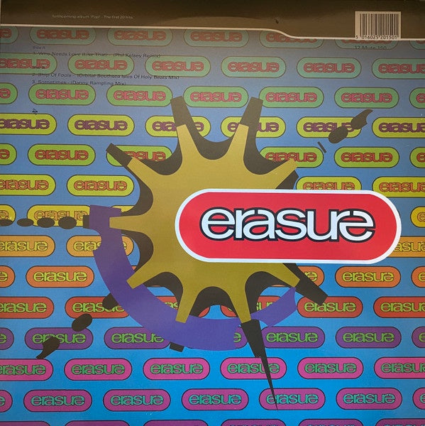 ERASURE - WHO NEEDS LOVE LIKE THAT | 12" MAXI SINGLE USADO