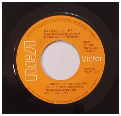 NICOLA DI BARI - I GIORNI DELLARCOBALENO | 7 SINGLE USADO